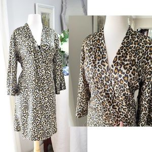 Leopard Print Bathrobe